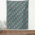 thumbnail image 3 of Ambesonne Abstract Fabric by the Yard Upholstery, Modern Diagonal Zigzags, 10 Yards, Seafoam Grey, 3 of 4