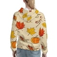 thumbnail image 7 of Kdxio Rustic Harvest Time Print Womens Oversized Hoodies Sweatshirts Hooded Pullover Tops Sweaters Casual-Large, 7 of 7