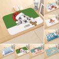 thumbnail image 2 of Christmas Bathroom Mat Non-slip Lovely Entry Door Mat Bath Mat for Home, 2 of 7