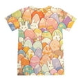 thumbnail image 4 of Easter Outfits for Boys Size 2-12 Short Sleeve T-Shirt Funny Bunny Suit Easter Egg Shirt Shirts Casual Round Neck Pullover Tops Pants 2 PC Children Clothing X04-Orange 6-7 Years, 4 of 7