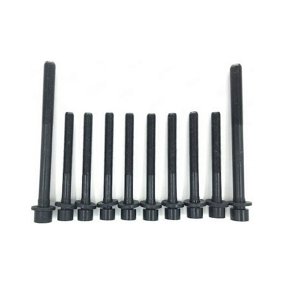 Head Bolt Set - Compatible with 1999 - 2010 Hyundai Elantra 2.0L 4-Cylinder 2000 2001 2002 2003 2004 2005 2006 2007 2008 2009