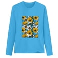 thumbnail image 4 of Pompotops T-shirt à Manches Longues Col Rond et Imprimé Femme, 4 of 7
