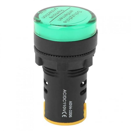 

Tebru 10Pcs BERM LED Power Indicator Light 22mm Semiconductor Energy-Saving Lamp