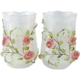 thumbnail image 2 of Heavenly Designs Watson Bathroom Accessories - Pink Rose Resin Bathroom Accessory Set - Resin, 2 of 3