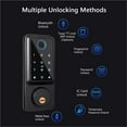 thumbnail image 3 of Smart Lock Fingerprint Biometrics APP Remote Control Password Card Automatic Deadbolt Electronic Lock ,Easy Installation, 3 of 6