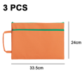 thumbnail image 2 of Bolsa con cremallera, paquete de 3, papel A4, almacenamiento de documentos, bolsillo para documentos, bolsa de categoría de documentos Adepaton CPB-US-XD224-4, 2 of 5