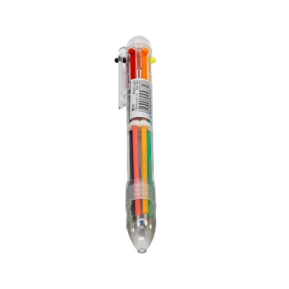 Creative Transparent 6 Color Ballpoint Pen N5M3