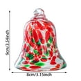 thumbnail image 2 of Verre Coloré en Forme Suspendu pour Fête, Article Suspendu avec Effet de Verre en Polyester Durable pour Célébration Festive, 2 of 5