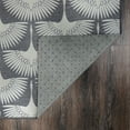 thumbnail image 5 of My Magic Carpet 5'x7' Machine Washable Non-Slip Dining Living Room Area Rug - Bird Flock Slate Grey, 5 of 5