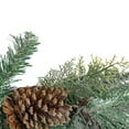 thumbnail image 3 of 6' x 14" Artificial Mixed Pine with Pine Cones and Gold Glitter Christmas Garland - Unlit, 3 of 4