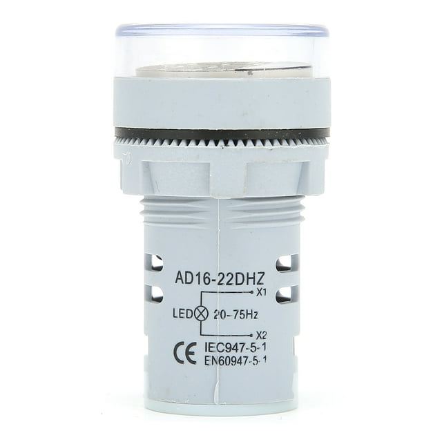 Frequency Indicator Light, AD16-22DHZ Flame Retardant High Brightness Frequency Indicator For Electricity White