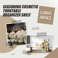 thumbnail image 4 of Spice Jars Turntable Storage Rack Countertop 360 Degrees Rotating Salt Snacks Organizer Pantry Organization, 4 of 6