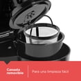 thumbnail image 4 of Black+Decker Cafetera de 5 Tazas con Filtro Permanente para Cocinas Pequeñas, CM0701B, 4 of 7