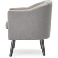 thumbnail image 4 of Adore Decor Ivey Modern Tufted Fabric Accent Chair in Gray, 4 of 8