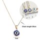 thumbnail image 2 of Colgante con dije de protección contra el mal de ojo, collar de cadena para hombres y mujeres, joyería contra el mal de ojo en plata de ley 925, 2 of 5
