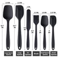 thumbnail image 3 of Non-Stick Silicone 10.4-Inch Paddle Scraper Kitchen Spatula, 6-Count, 3 of 5