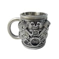 thumbnail image 1 of Taza de café de cerámica con diseño de motor V8, 350 ml, cabezal de engranaje único, 1 of 2