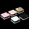 Fashion Square Contact Lens Case Mirror Soaking Container Holder Kit Portable