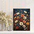 thumbnail image 2 of Qisvanset 12x16 Inch Dark Moody Wildflower Canvas Wall Art, Autumn Botanical Painting Rustic Farmhouse Home Decor, 2 of 8
