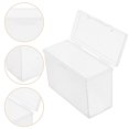 thumbnail image 6 of WRITWAA 4Pcs Plastic Box for Pictures Storage Secure Lid Clear Photo Storage Box for Travel Organization, 6 of 6