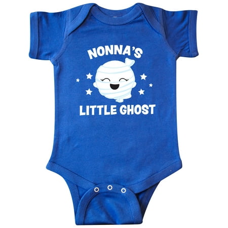 

Inktastic Cute Nonna s Little Ghost with Stars Gift Baby Girl Bodysuit