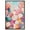 Black Frame, variant on Oceanic Shells I Canvas Modern Color Abstract by Art Remedy, White Frame, 10" x 15"
