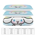 thumbnail image 4 of Cinnamoroll Duvet Cover Set 3-Piece Bedding Set Soft Warm And Comfortable Soft Bed Set with 1 Duvet Cover And 2 Pillowcases for Bedroom All Season 79"x90", 4 of 7