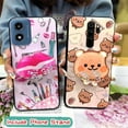 thumbnail image 2 of KDY-Phone Case For MOTO G Play 2024/4G/5G, TPU protective Durable cute Anti-knock Quicksand Waterproof Simplicity Fashion Design Phone Lens Protection Kickstand Skin feel silicone, 2 of 9