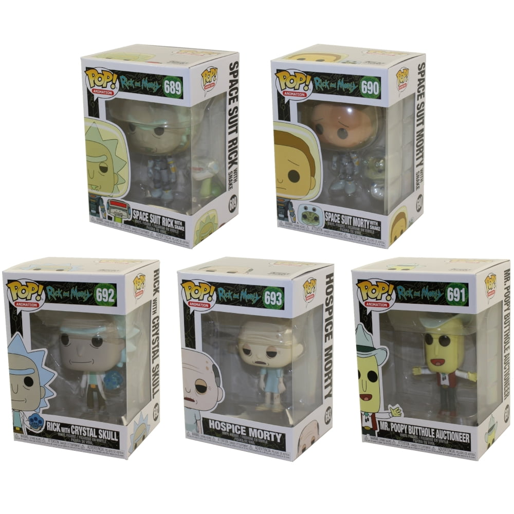 RARE LIMITED EDITION RICK AND MORTY FUNKO POP SET WITH ROY 