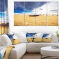 thumbnail image 1 of Huge Rhino with Antelopes - Seashore Canvas Art Print, 1 of 3