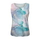 thumbnail image 4 of Prolriy Tops de verano para mujer 2024 Camisetas sin mangas para mujer Camisetas de verano Sin mangas Casual Suelto Estampado Túnica Blusas Camiseta sin mangas para mujer Tops para mujer Azul cielo M, 4 of 4