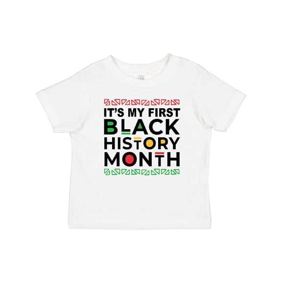 Inktastic Its My First Black History Month Boys or Girls Baby T-Shirt