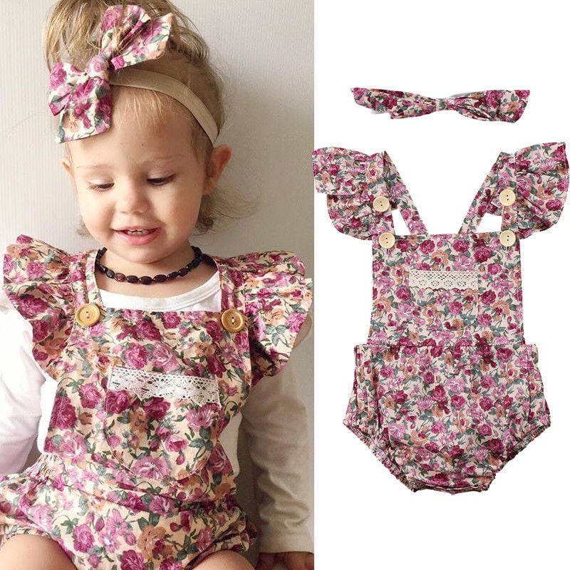 baby girl clothes with headbands