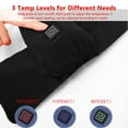 thumbnail image 3 of HOMEYA Heated Scarf for Women Men, Three Temp Setings Winter Warm Neck Heating Pad, USB Powered By Power Bank (Without Power Bank), 3 of 10