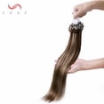 thumbnail image 3 of SEGO Micro Loop Real Thick Human Hair Extensions 50 Strands Invisible Micro Ring Beads Remy Thick Hair, 3 of 8