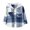 Blue, variant on EnJoCho Fall Jackets for Toddler Girls 3t 4t Kids Baby Boys Girls Flannel Shirt Jacket Plaid Patchwork Long Sleeve Lapel Button Down Fall Shirt Hooded Coat Outwear Kids Trendy Winter Clothes Clearance