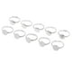 thumbnail image 5 of 10 piezas de espacios en S para anillos de joyería K BLESIY Base plana ajustable del anillo, 5 of 8