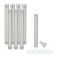 thumbnail image 1 of Tornillos de separación de 1/2" x 5.1", 8Pcs Tornillo de cabeza doble de acero inoxidable Soporte de montaje en pared Hardware Clavo publicitario para colgar marco de imagen de acrílico, 1 of 6
