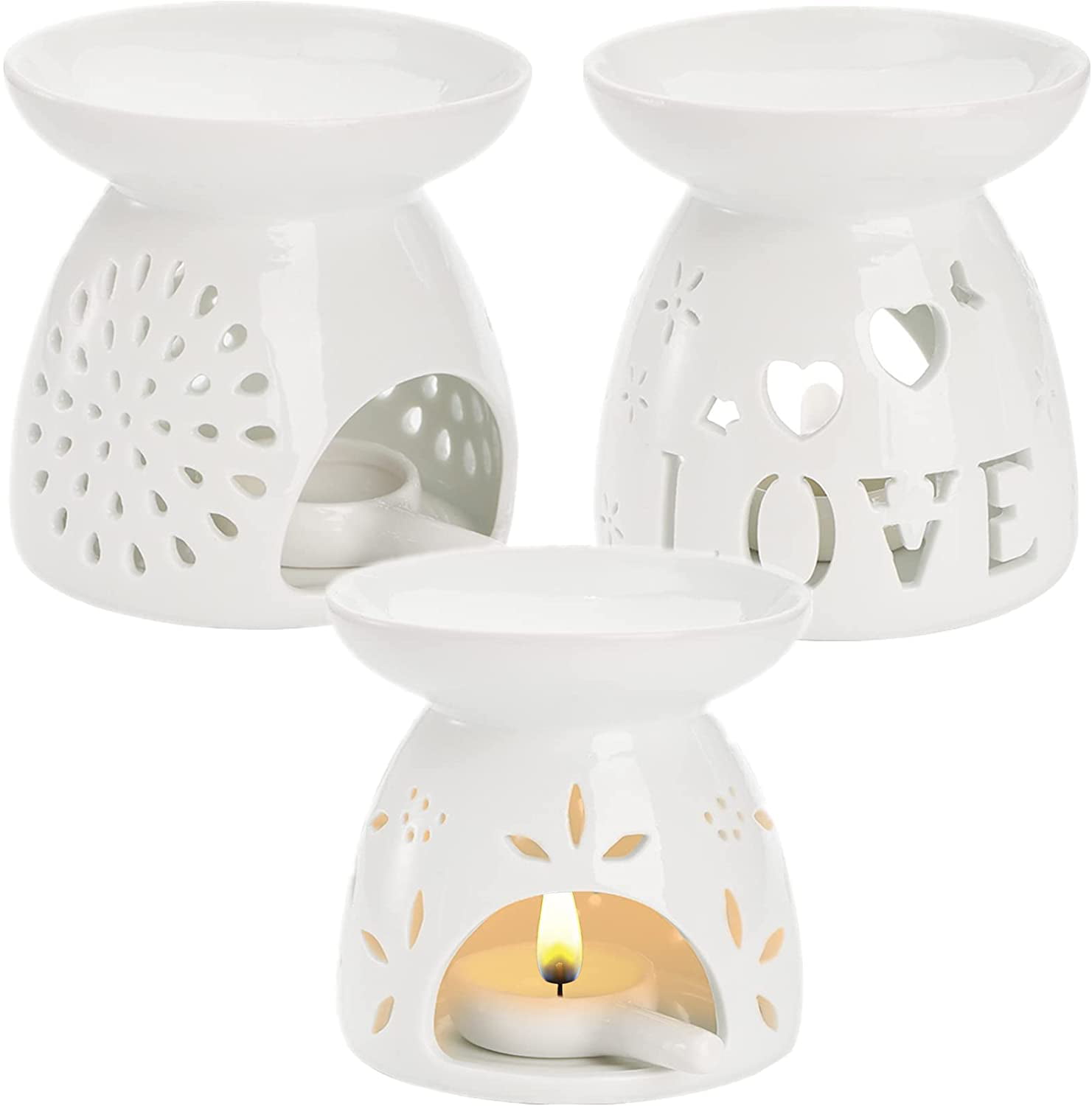 Candle Lighting Holder Oil Burner Fragrance Aromatherapy Candle tealight Gift 