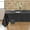Black, variant on Knubmt Linen Tablecloth Rectangle Solid Color Modern Fabric Table Cloth Washable Table Cover for Dining Party Christmas Weddings Birthday, 55" x 120"