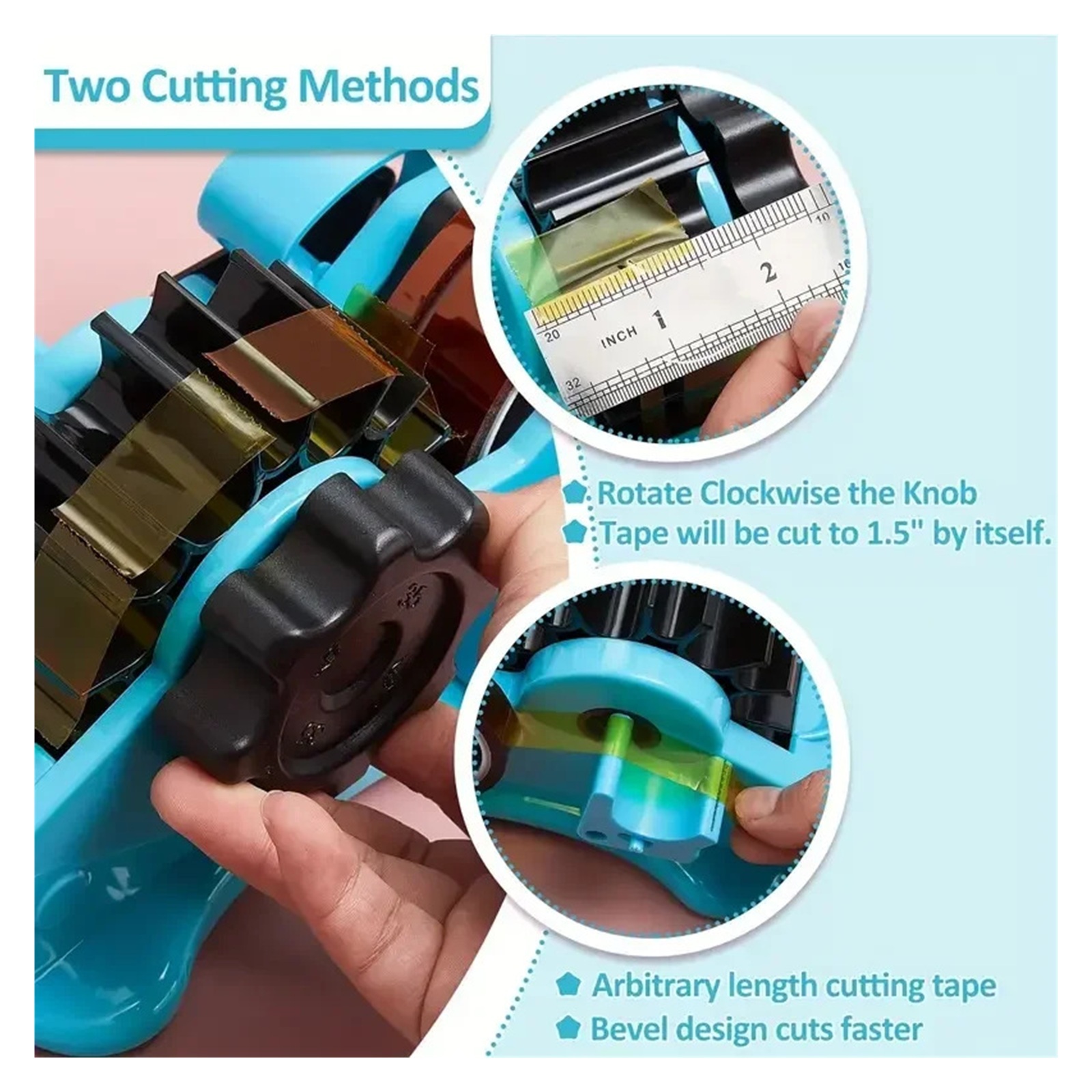 Heat Tape Dispenser Multiple Rolls Cut Heat Tape for Heat Transfer Tape