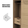 thumbnail image 3 of unbranded 50Ud Escuadras L Para Madera Plata Refuerzo Robustez En Muebles Y Estantes, 3 of 8