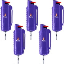 BURN Pepper Spray 1/2oz Blue 5 Pack
