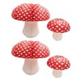 thumbnail image 1 of 4pcs Mushroom Shape Lantern Decorative Hanging Lantern Party Layout Lanterns, 1 of 9