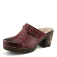 thumbnail image 2 of Spring Step L'Artiste Calliroe Open-Back Clogs | Hand-Painted Leather Slip-On with Floral Details, 2 of 9