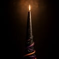 thumbnail image 5 of Aurorax Halloween Decoration Indoor Party,Gothic Home Decor Taper Wizard Hat Black Gothic Lighting, 5 of 6