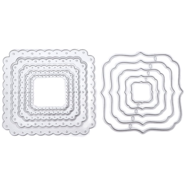 Troquel de Corte Ccdes Estrella Fondo Decorativo Acero al Carbono 8,8 x 8,9 cm 9,1 x 9,9 cm