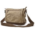 thumbnail image 2 of Gootium Canvas Messenger Bag Vintage Shoulder Bag Cross Body Men's Satchel, Khaki, 2 of 5