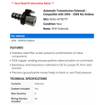 thumbnail image 2 of Automatic Transmission Solenoid - Compatible with 2006 - 2008 Kia Sedona 2007, 2 of 2