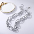 thumbnail image 2 of Collier à chaîne Chunky Metal: Mode Collier de déclaration Punk Punk Collier, 2 of 6